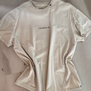 YoungLA Beige T-Shirt